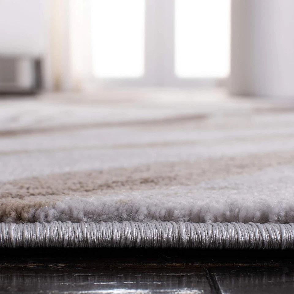 SAFAVIEH Craft Collection 小地毯 - 5 英尺 3 英寸 x 7 英尺 6 英寸(长方形),金色/灰色 — 第 4/4 张图片