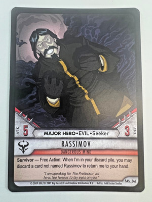 Huntik RASSIMOV ''Common'' SAS_046 TCG ''SKU 001'' - Ref. P005