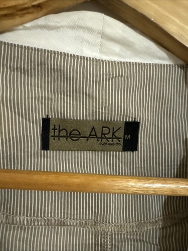 The Ark Size M Women’s Top Stripe Wrap Shirt 3/4 Sleeve Tie V-Neck BNWT $189 - Bild 5 von 15