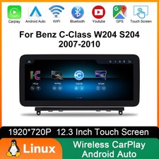 Für Mercedes Benz C Klasse W204 S204 C180 Autoradio Linux Carplay GPS USB 12,3'' Für Mercedes Benz C Klasse W204 S204 C180 Autoradio Linux Carplay GPS USB 12,3''