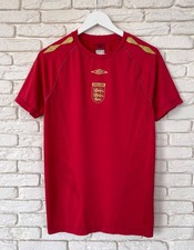 Vintage England National Football Team Umbro Player Issue Shirt Top Men's Size L