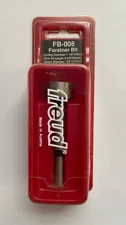 Freud Forstner Bit FB-008 1-1/8” Cutting x 3/8” Shank Diameter Made in Austria