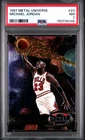 1997 FLEER METAL UNIVERSE #23 MICHAEL JORDAN PSA 7