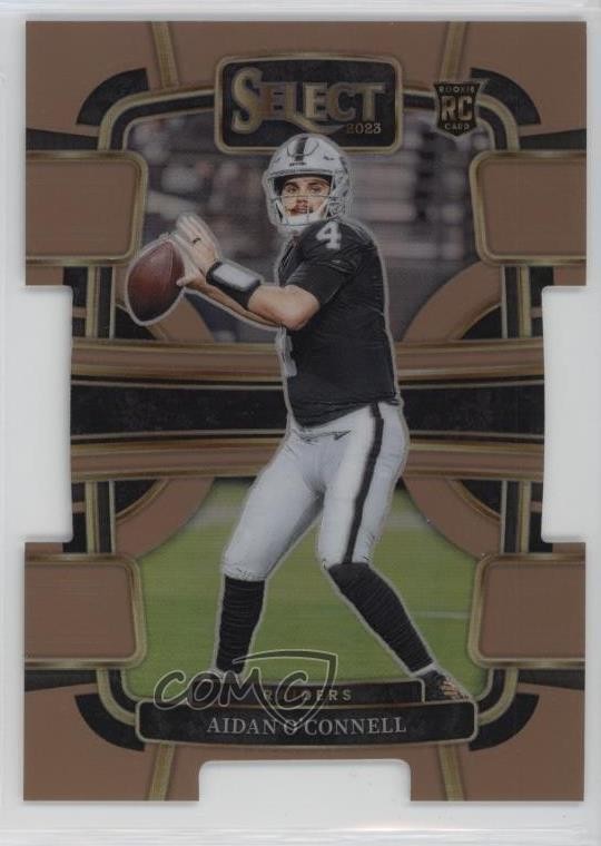 2023 Select Concourse Copper Prizm Die-Cut 49/299 Aidan O'Connell Rookie RC 1js1