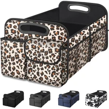 Femuar Car Trunk Organizer, Trunk Storage Organizer with Large Capacity Waterpro