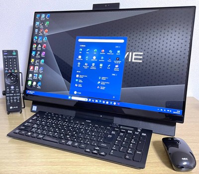 NEC LAVIE Desk All-in-one PC-DA770MAB/SSD 256GB + HDD 3TB/Core i7