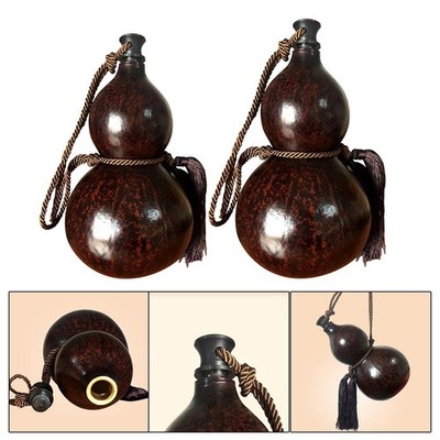 Kürbisflasche Basteln Auslaufsicher Multifunktion Outdoor Feng Shui mit Geflochten