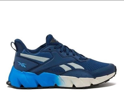 Reebok Vizome Zig Men's Blue Gray White Lace Up Low Top Athletic Sneaker Size 10