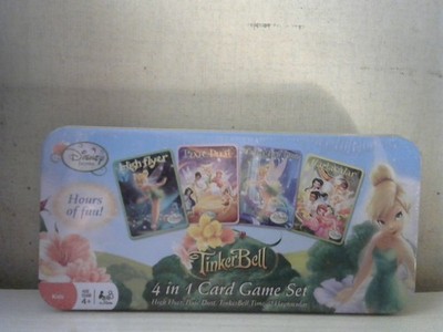 DISNEY FAIRIES TINKERBELL 4 IN ONE CARD GAME SET