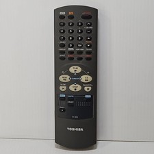 Toshiba VC-602 VCR/TV Combo OEM Black Remote Control Tested Working
