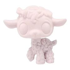 LPS Minilpsshop Pet Shop Rare Animal White Base Sheep 103 DIY Paint Parent Child