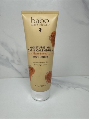 Babo Botanicals Moisturizing Oat & Calendula Plant Based Body Lotion 8 Oz/237mL