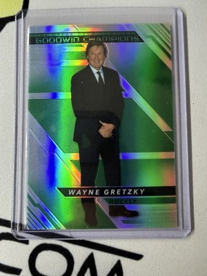 2022 Upper Deck Goodwins Champions Wayne Gretzky Rainbow Green