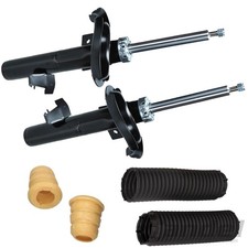 2x STOSSDÄMPFER+PROTECTION KIT VORNE passend für FORD FOCUS II DA C-MAX DM2