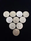 Kennedy Half Dollars Lot of (10) 40% Percent Silver 1965-1969