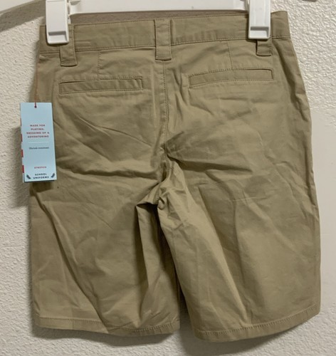 ⚡️Cat & Jack Girls' Uniform Chino Shorts -Khaki (Size 10) - Picture 2 of 2