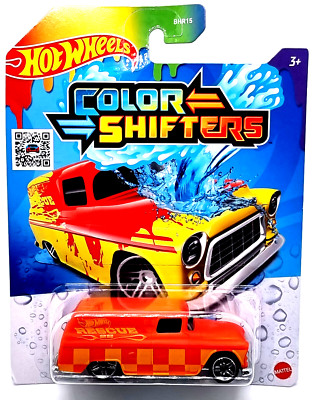 Mattel Hot Wheels Farbwechselauto Color Shifters Car BHR17  `55 Chevy Panel