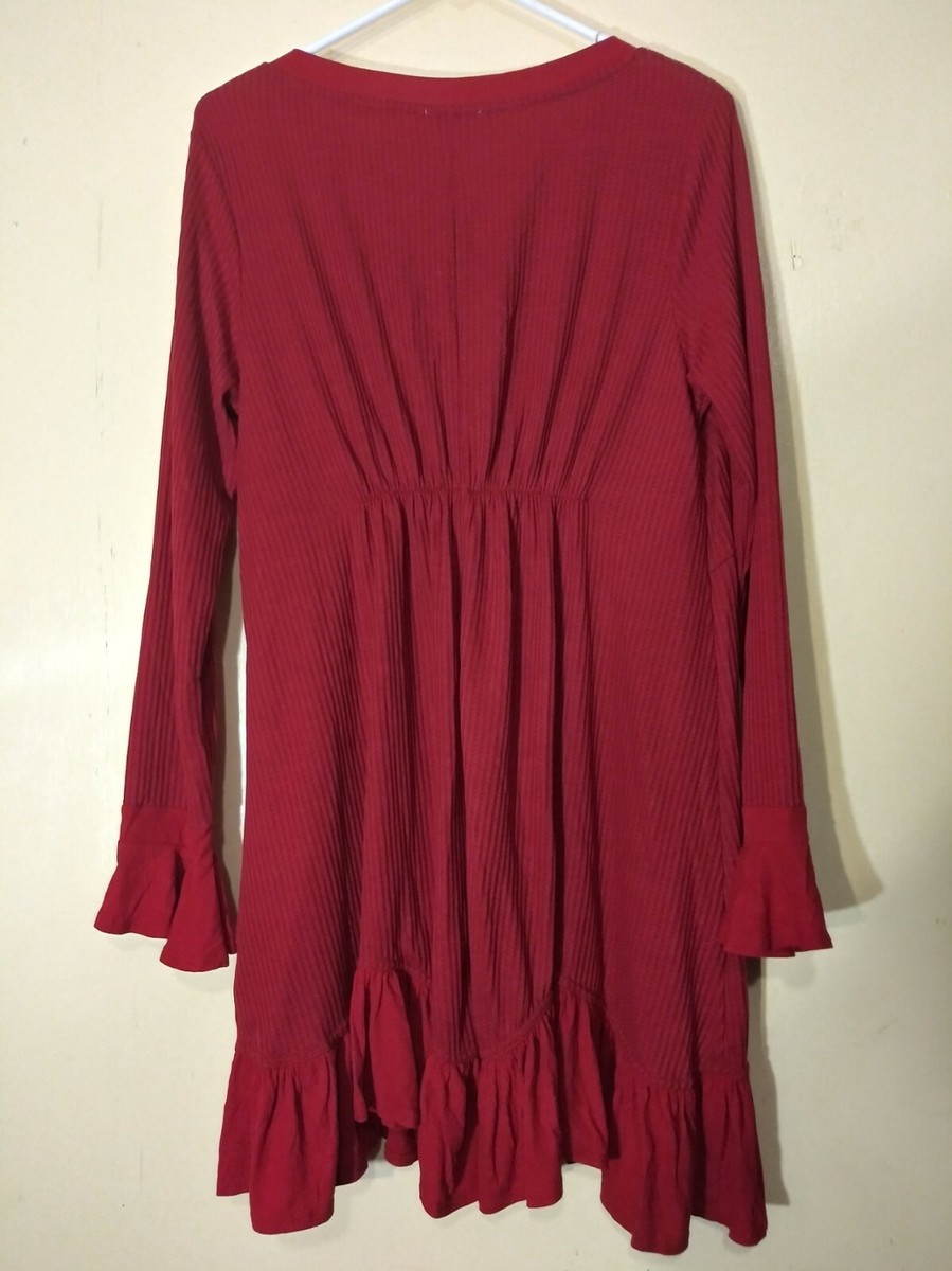 UMGEE RED WAFFLE KNIT TUNIC DRESS WOMENS M NWT | eBay UMGEE RED WAFFLE KNIT TUNIC DRESS WOMENS M NWT | eBay