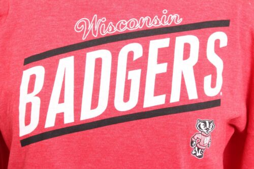 NEW Wisconsin Badgers Colosseum Red Shoulder Cutout Hoodie Sweatshirt Women's M - Picture 5 of 9