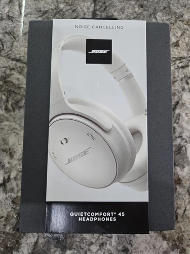 Bose QuietComfort 45 Noise Canceling Bluetooth Headphones - White - NEW SEALED