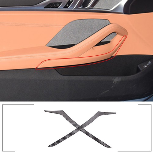 Car Door Armrest Trim Carbon Fiber Strip Kit For BMW 8 Series G14 G15 2019-2022 - Picture 9 of 9
