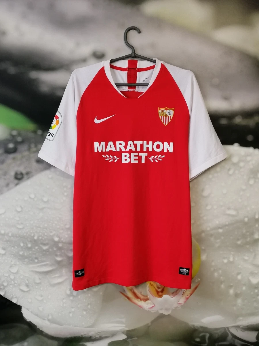 Sevilla Spain 2019 - 2020 away football shirt jersey Nike size L | eBay