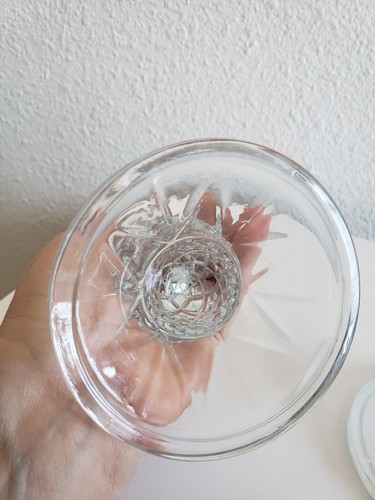 Pair of Crystal Pineapple Cambridge Candle Stick Holders Home Interior VTG USA - Picture 11 of 15
