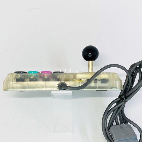 HORI COMPACT JOY STICK Clear White Fighting Controller HPS-29 PS1 2 Playstation - Picture 6 of 20