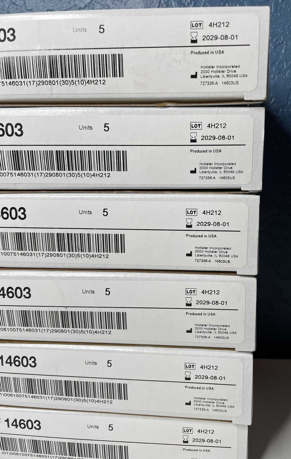 6 Boxes Hollister 14603 Image Skin Barrier with Floating Flange and Tape-2029