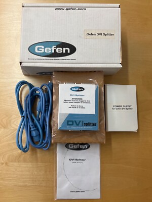 Gefen EXT-DVI-144-CO DVI Splitter / DA - Distribution Amplifier New Open box