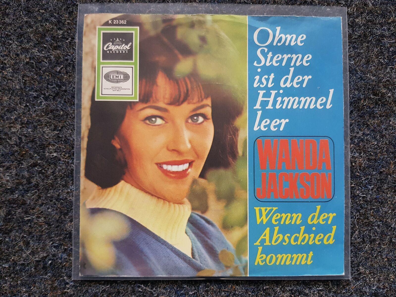 7"" Single Vinyl Wanda Jackson - Ohne Sterne ist der Himmel leer SUNG IN GERMAN