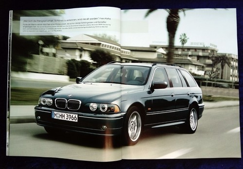 BMW 5 Series, E39, Touring Prospectus 1.2002, 520i 525i 530i 540i 520d 525d 530d - Picture 4 of 9