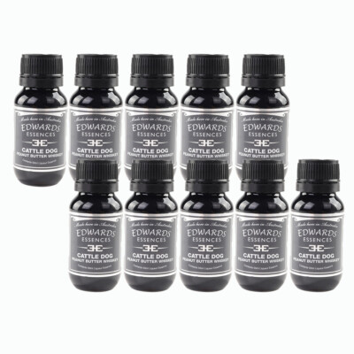 10X Edwards Liqueur Essences Cattle Dog Peanut Butter Whiskey  50ml Makes 1.4L