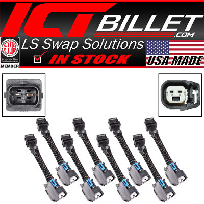 Wire Harness Adapter Compatible with Jetronic EV1 to USCAR EV6 Fuel Injector