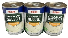 Meijer Cream of Broccoli Condensed Soup 10.75 oz (3 cans)