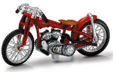 Indian 1:32 Die Cast with Plastic Indian Scout 1933 Red Motorcycle Model G scale