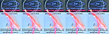 KOKANEE TROUT FISHING TACKLE 5 PORANGE HURRICANE HOOCHIE FISHING LURES