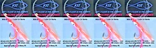 KOKANEE TROUT FISHING TACKLE 5 PORANGE HURRICANE HOOCHIE FISHING LURES