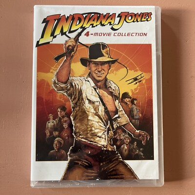 INDIANA JONES 4-Movie Collection (DVD) Brand New Special Features Interviews