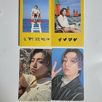 BTS] BTS Butter Album Official 2 VER. JUNGKOOK Photocard +Message