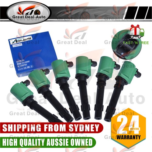 6 HEAVY DUTY IGNITION COIL PACK FOR FORD Falcon TERRITORY BA BF FALCON