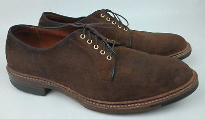 Alden D1406C Tobacco Reverse Chamois Plain Toe Blucher Alden D1406C Tobacco Reverse Chamois Plain Toe Blucher