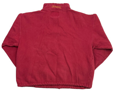 Vintage Levi's Mens 1/4 Zip Pullover Sweatshirt 90s Drawstring