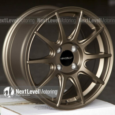 1 Circuit CP41 15x7 4x100 +35 Flat Bronze Wheels Fits Honda Civic Acura Integra