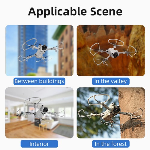 1set Für DJI Mini 4 Pro Drone Propeller Schutz Schutzring Kollisionsschutzring - Bild 13 von 18