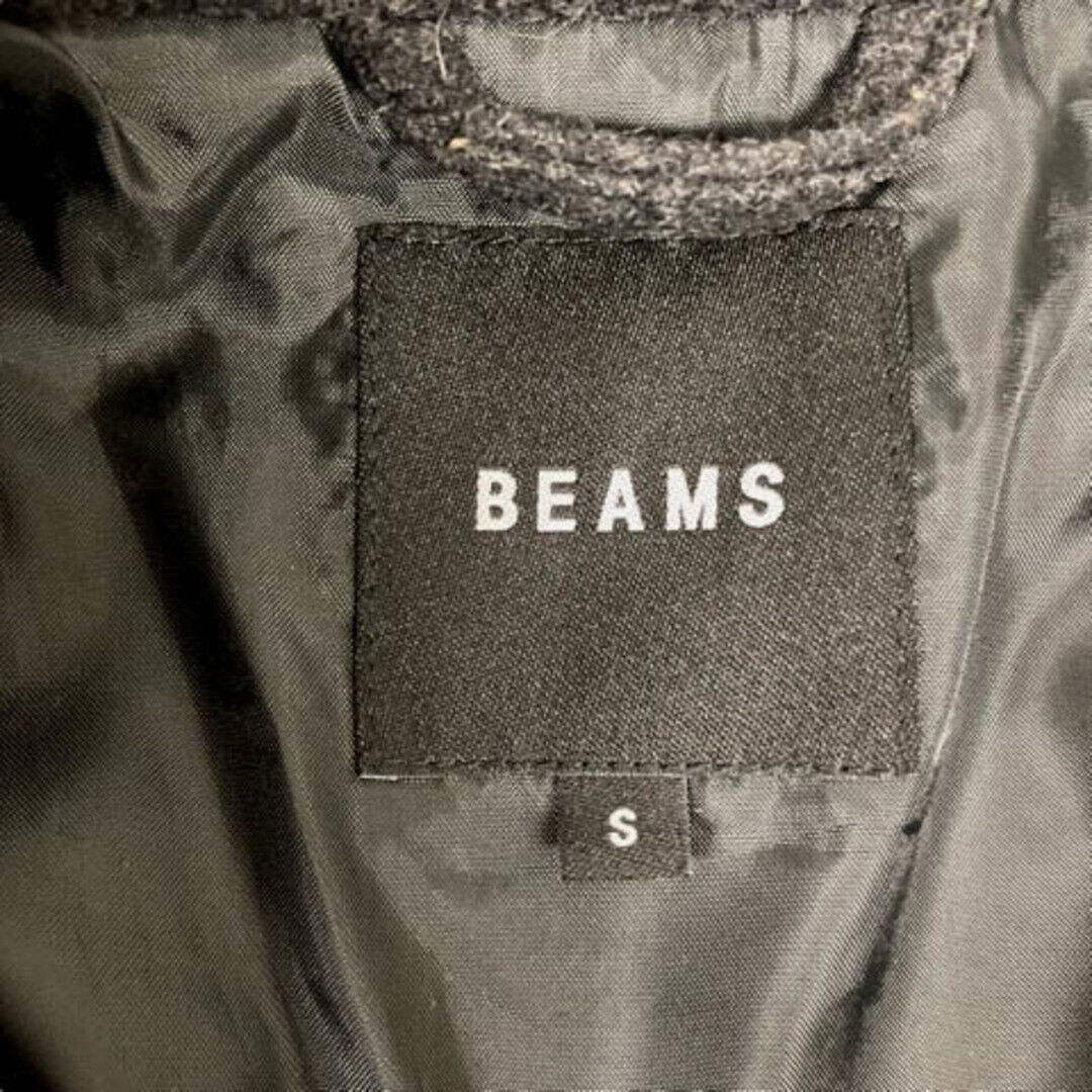 Beams Jacket Blouson 11-18-4866-139 Wool Blend Hem Squeezed Beams Jacket Blouson 11-18-4866-139 Wool Blend Hem Squeezed