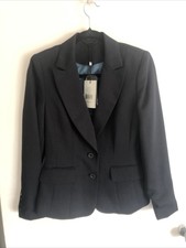 Ladies Blazer Jacket Size 8 Blue/navy Austin Reed Bnwt Formal, Retail £199