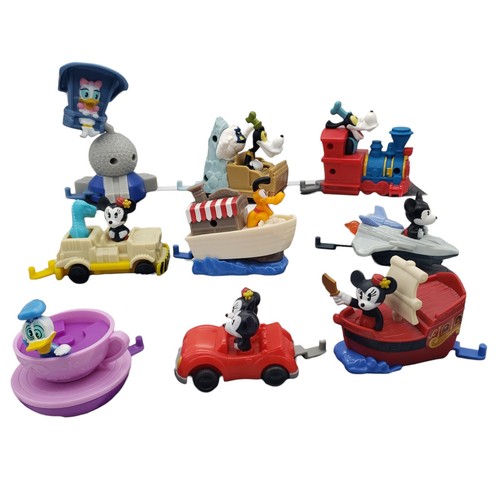 McDonalds Walt Disney 2020 Mickeys Runaway Railway 9 Connecting Train Car Lot