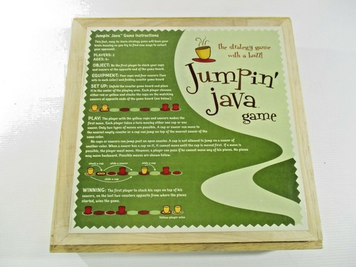 Jumpin Java Game Strategy Game with a Buzz 2 player Ages 8+ Wooden Casing 2003 - Imagen 5 de 9