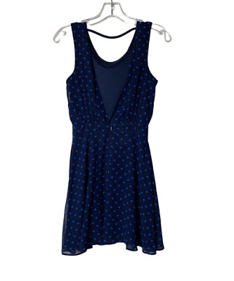 blue polka dot dress forever 21 Polka Dot Lace-Trim Cami Midi Dress